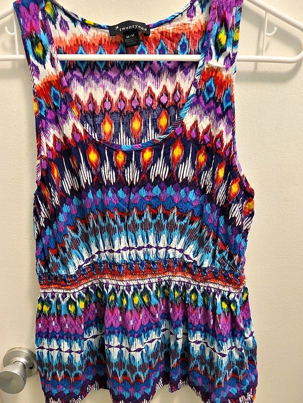 twentyone Women's Geometric Mini Dress Size Medium